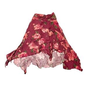 Mia Joy Joyfolie Floral Assymetrical Maxi Skirt Size 5